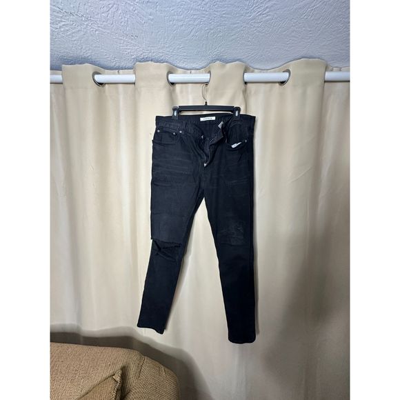 PacSun Stacked Skinny Black Jeans 34x32 - Picture 1 of 3